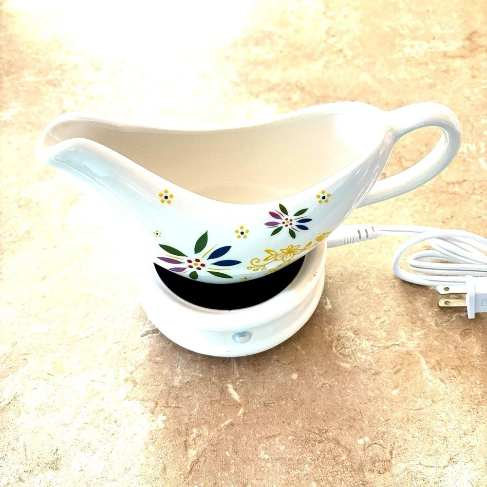 Temptations electric plug-In gravy boat warmer Confetti holiday prep